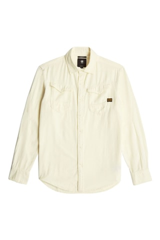 Chemise slim Arc 3d - Jaune