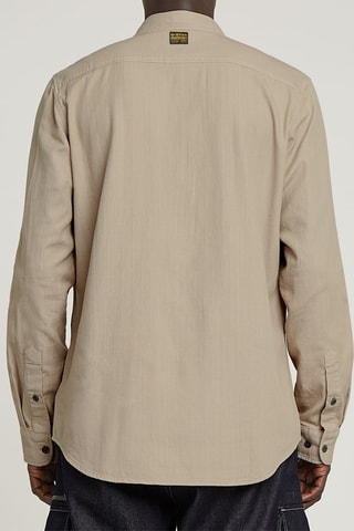 Chemise slim Marine - Kaki