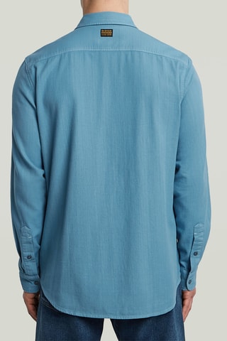 Chemise slim Marine - Bleu cobalt