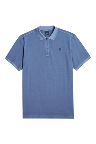 Polo slim en coton biologique Dunda - Bleu pétrole