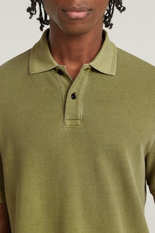 Polo regular en coton biologique Essential - Kaki