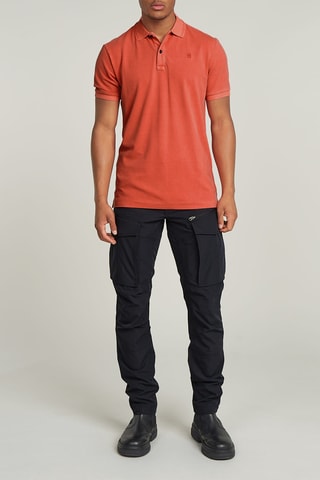 Polo slim en coton biologique Dunda - Rouge