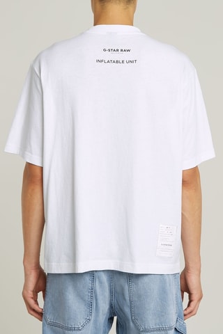 T-shirt oversize en coton biologique Boxy - Blanc