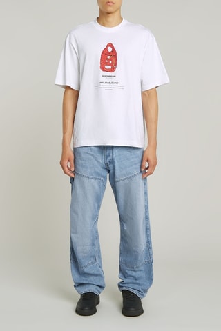 T-shirt oversize en coton biologique Boxy - Blanc