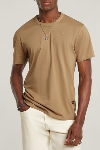 T-shirt regular en coton biologique Nifous - Beige