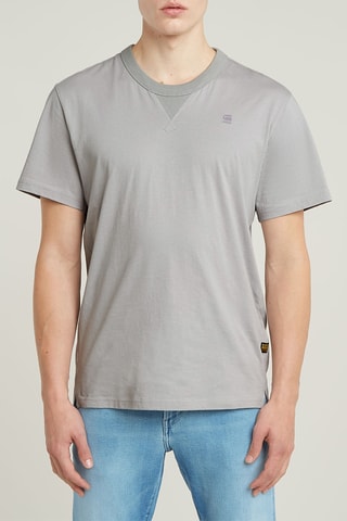T-shirt regular en coton biologique Nifous - Gris clair