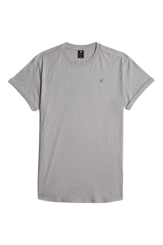 T-shirt relaxed en coton biologique Lash Back Graphic - Gris