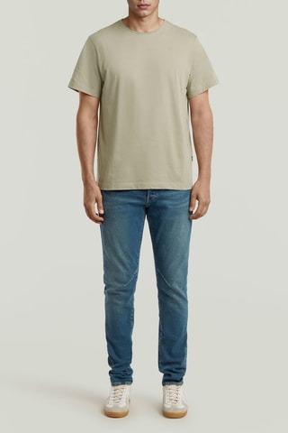 T-shirt regular en coton biologique Essential - Beige clair