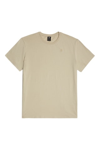 T-shirt regular en coton biologique Base - Beige