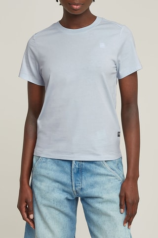 T-shirt regular en coton biologique Nifous - Ciel