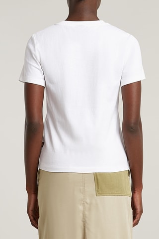 T-shirt regular en coton biologique Embro - Blanc