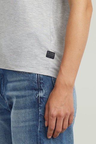 T-shirt regular - Gris chiné