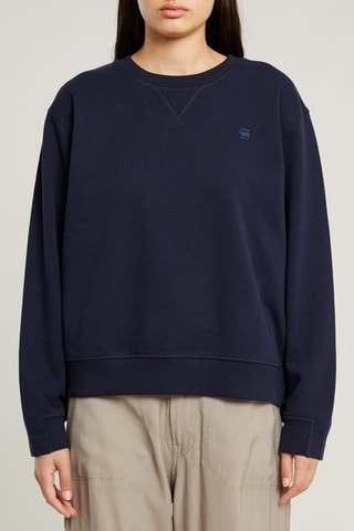 Sweat en coton biologique Nifous - Bleu marine