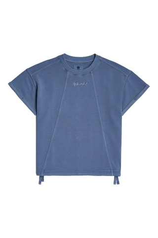 Sweat en coton biologique Seam Detail - Bleu cobalt