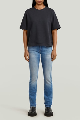 Sweat Boxy - Bleu marine