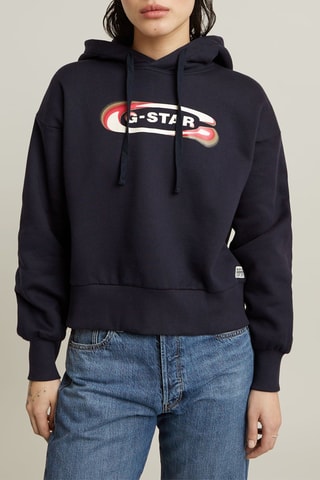 Sweat en coton biologique Old Skool - Bleu marine