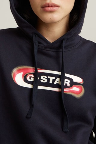 Sweat en coton biologique Old Skool - Bleu marine