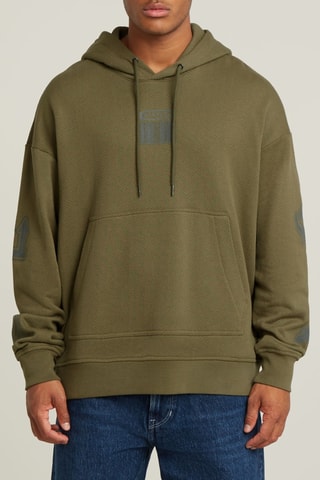 Sweat en coton biologique - Vert olive