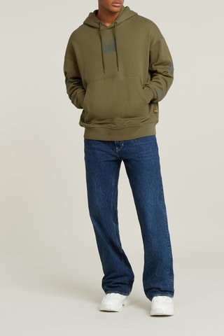 Sweat en coton biologique - Vert olive