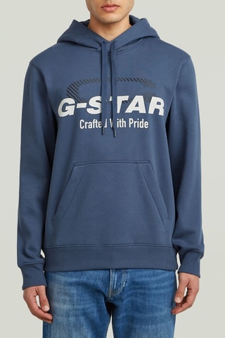 Sweat à capuche Logo Hooded - Bleu cobalt