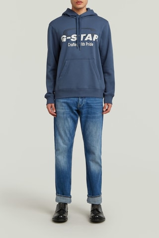 Sweat à capuche Logo Hooded - Bleu cobalt