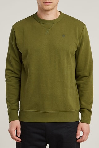 Sweat en coton biologique Nifous - Vert olive