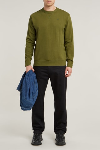 Sweat en coton biologique Nifous - Vert olive