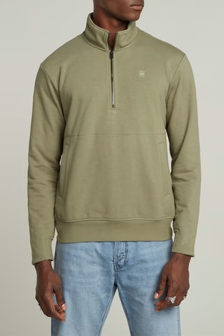 Sweat regular en coton biologique Nifous - Vert