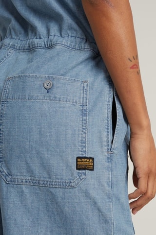 Combinaison en coton biologique Easy - Ciel