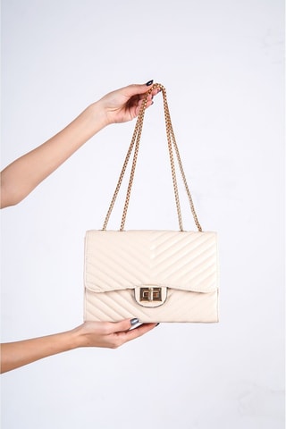 Sac porté épaule - Beige