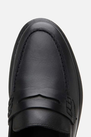 Mocassins en cuir - Noir