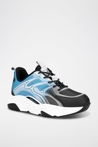 Baskets plateformes - Bleu