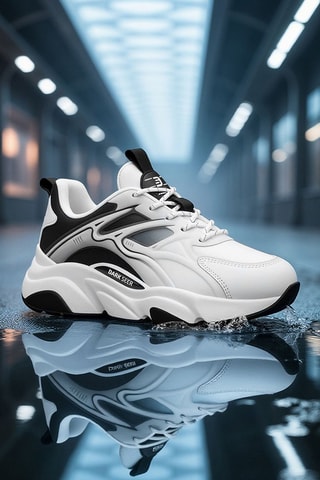 Baskets - Blanc et noir