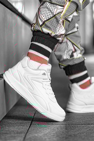 Baskets montantes - Blanc