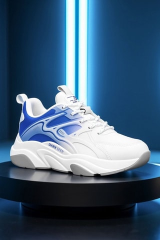 Baskets - Blanc et bleu