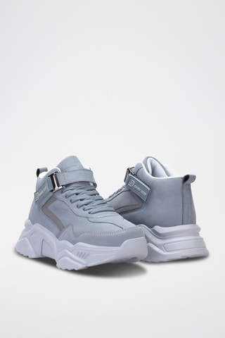 Baskets montantes - Bleu clair