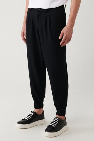 Pantalon relaxed - Noir