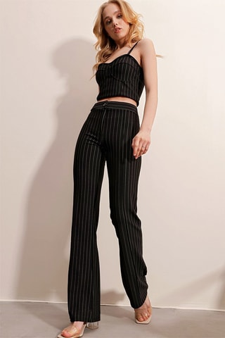Pantalon relaxed - Noir