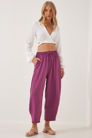 Pantalon 7/8 - Violet