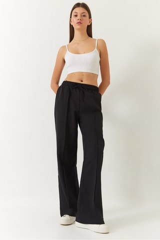 Pantalon palazzo - Noir