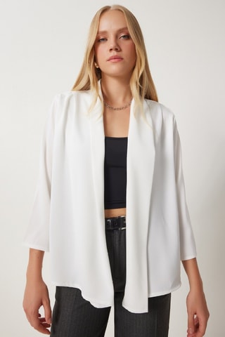 Veste regular - Écru