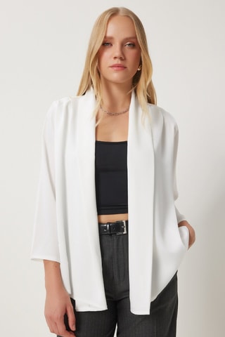 Veste regular - Écru