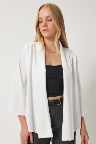 Veste regular - Écru