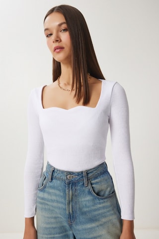 Top - Blanc