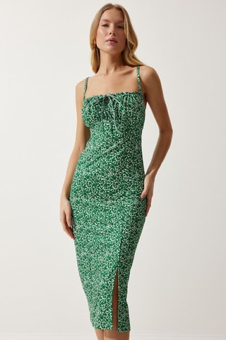 Robe fourreau - Vert