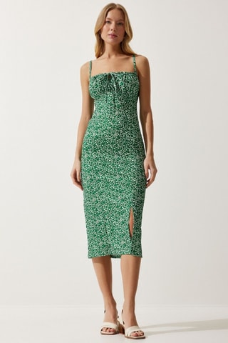 Robe fourreau - Vert