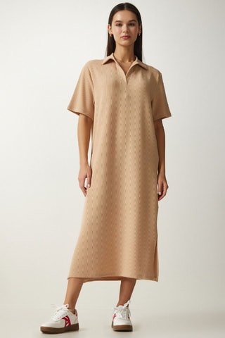 Robe droite - Beige