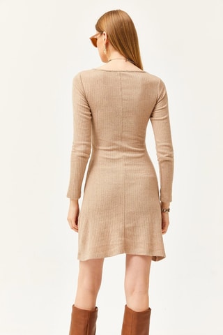 Robe patineuse - Camel