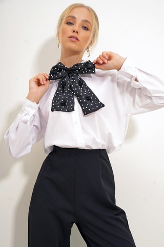 Chemisier oversize - Blanc