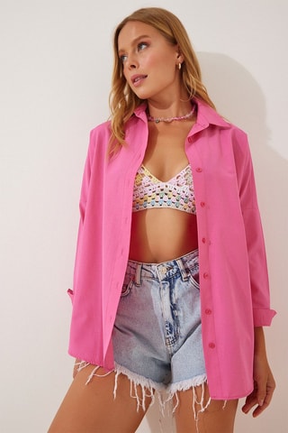 Chemisier oversize - Rose